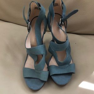 Blue Nine West Heels